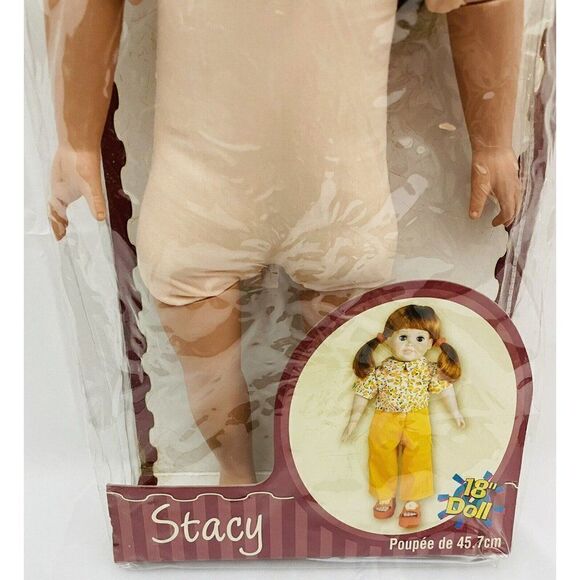 18" Stacy Doll NIB Fibre Craft Springfield Collection Blonde Hair Green Eyes - Picture 5 of 10